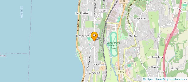 localisation de l'entreprise ENTREPRISE GENERALE DU BATIMENT ROLL  TRESSERVE