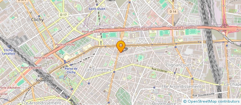 localisation de l'entreprise ENTREPRISE GENERALE DUMAY  PARIS