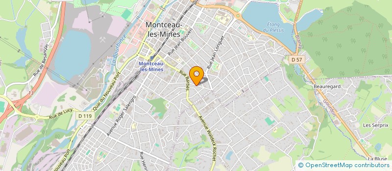 localisation de l'entreprise ENTREPRISE GENERALE ELECTRICITE DESRAY à MONTCEAU-LES-MINES