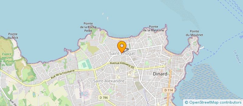 localisation de l'entreprise ENTREPRISE GENERALE ELECTRICITE LANGLOIS  DINARD