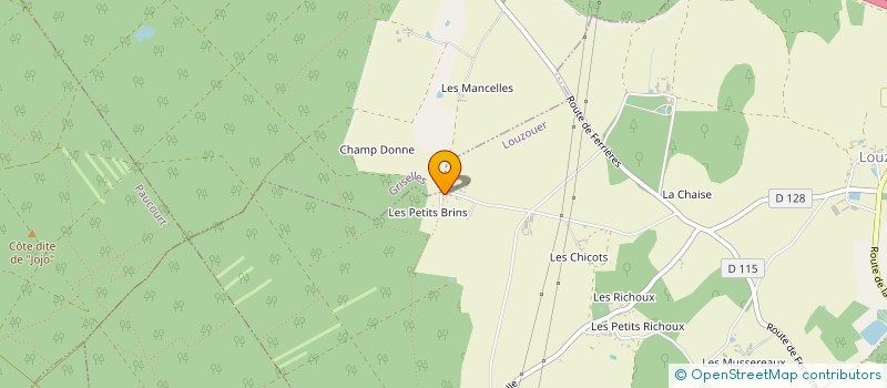 localisation de l'entreprise ENTREPRISE GENERALE EN BATIMENT à LOUZOUER