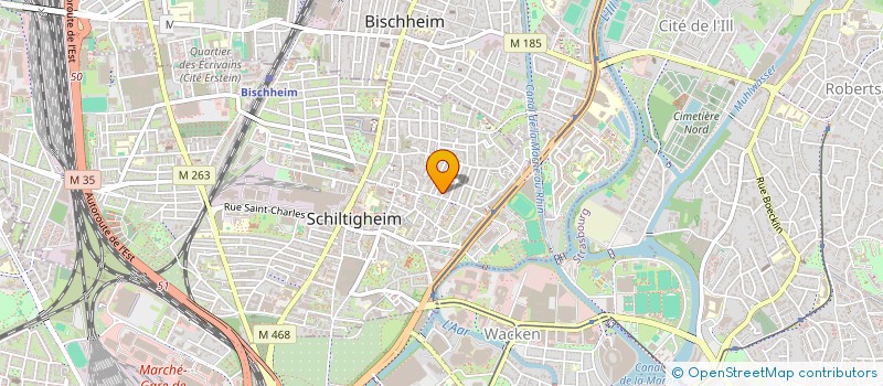 localisation de l'entreprise ENTREPRISE GENERALE ET DE SERVICES E.G.S à SCHILTIGHEIM