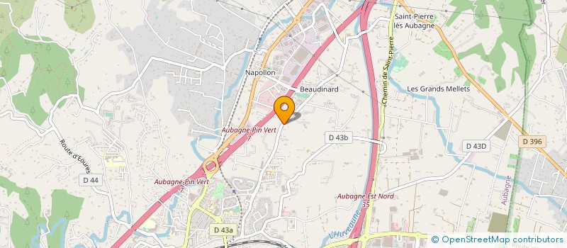 localisation de l'entreprise ENTREPRISE GENERALE FIKET à AUBAGNE