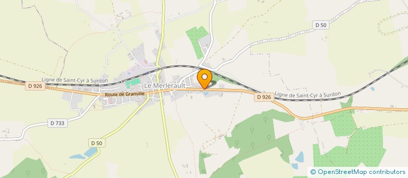 localisation de l'entreprise ENTREPRISE GENERALE GANDELIN à LE MERLERAULT