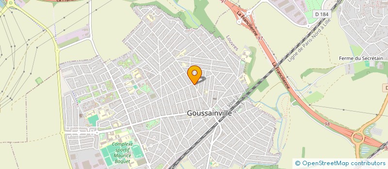 localisation de l'entreprise ENTREPRISE GENERALE ILE DE FRANCE EGIF  GOUSSAINVILLE