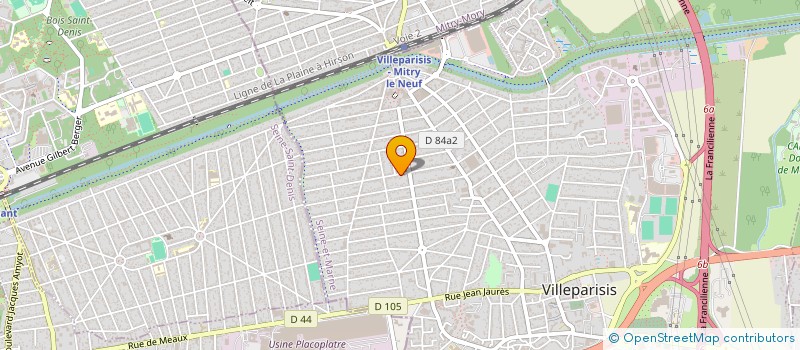 localisation de l'entreprise ENTREPRISE GENERALE LAINS à VILLEPARISIS