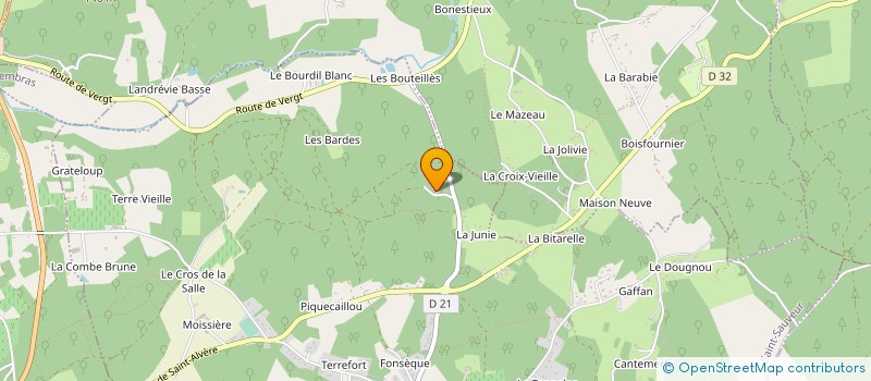 localisation de l'entreprise ENTREPRISE GENERALE LALANNE ET FILS à SAINT-SAUVEUR