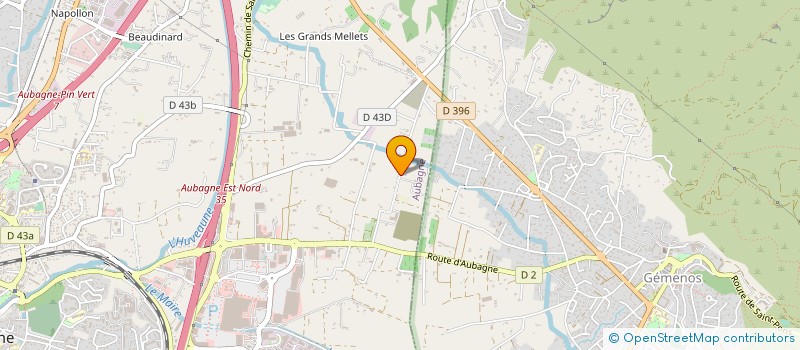 localisation de l'entreprise ENTREPRISE GENERALE M.A.C.PROVENCE à AUBAGNE