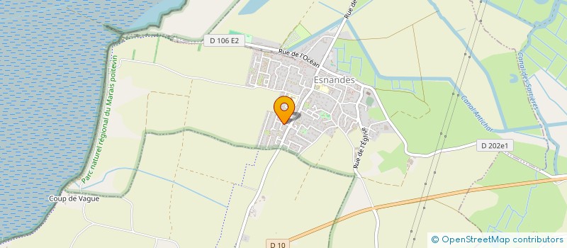 localisation de l'entreprise ENTREPRISE GENERALE MACIEL -EGM à ESNANDES