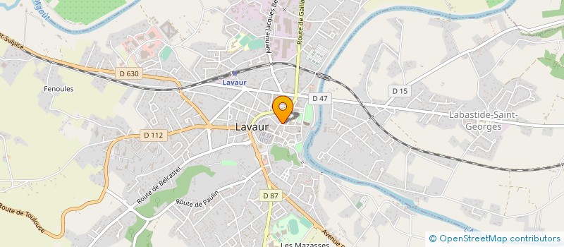 localisation de l'entreprise ENTREPRISE GENERALE MAINTENANCE ET ENTRETIEN  LAVAUR