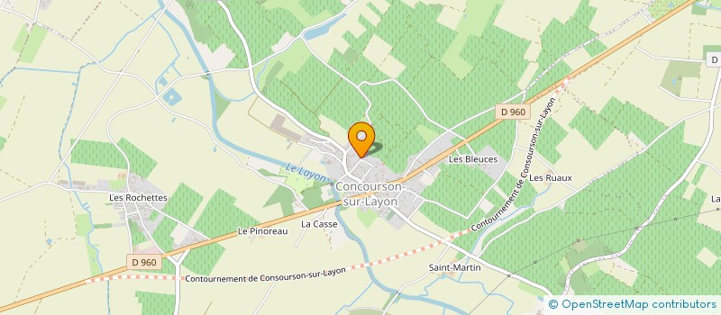 localisation de l'entreprise ENTREPRISE GENERALE METALLERIE DU LAYON  DOUE-EN-ANJOU