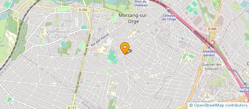 localisation de l'entreprise ENTREPRISE GENERALE MICALY  MORSANG-SUR-ORGE