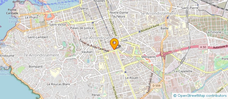localisation de l'entreprise ENTREPRISE GENERALE MONTAGE à MARSEILLE
