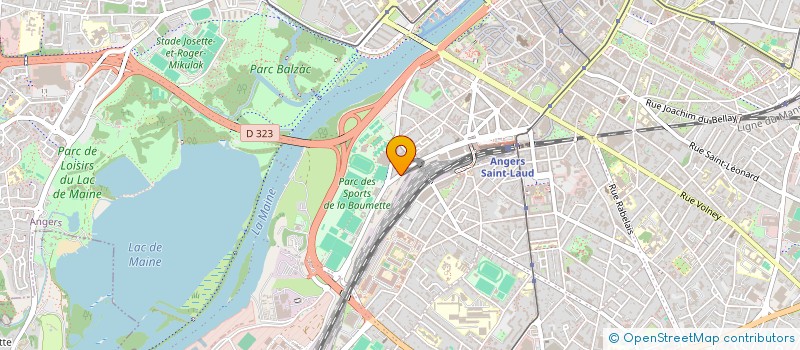 localisation de l'entreprise ENTREPRISE GENERALE NETTOYAGE ET SERVICE  ANGERS