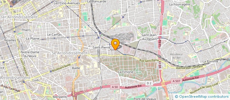 localisation de l'entreprise ENTREPRISE GENERALE OSTENG à MARSEILLE