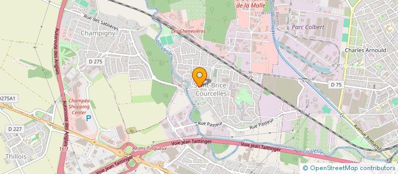 localisation de l'entreprise ENTREPRISE GENERALE REMOISE DE RENOVATION à SAINT-BRICE-COURCELLES
