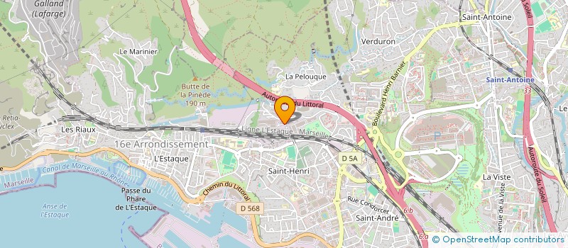 localisation de l'entreprise ENTREPRISE GENERALE SERVICES à MARSEILLE
