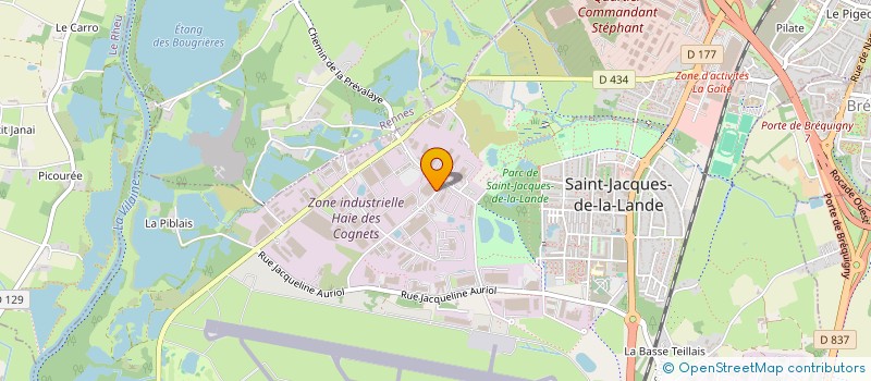 localisation de l'entreprise ENTREPRISE GENERALE SNPR à SAINT-JACQUES-DE-LA-LANDE