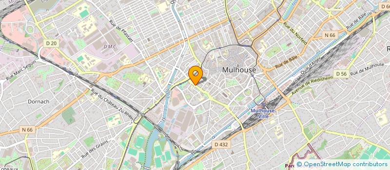 localisation de l'entreprise ENTREPRISE GENERALE SPADARO à MULHOUSE