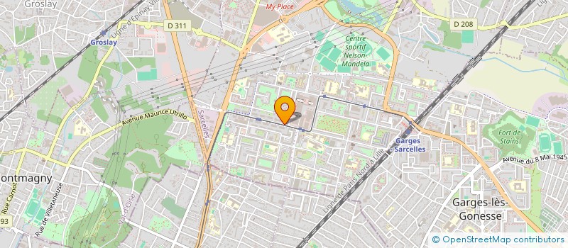 localisation de l'entreprise ENTREPRISE GENERALE TAYSIR BATIMENT à SARCELLES