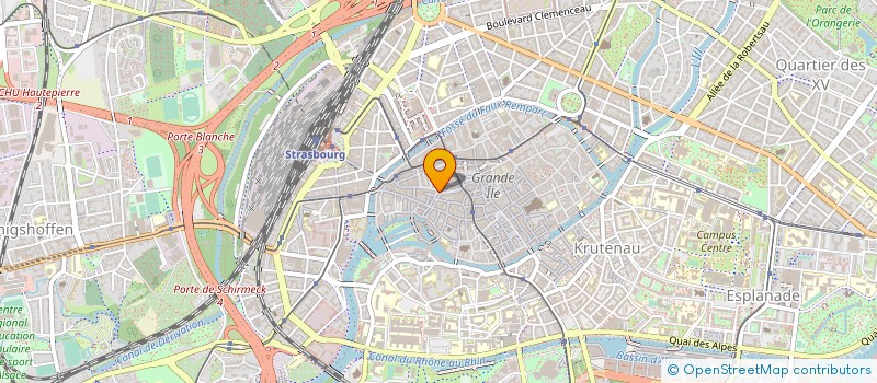 localisation de l'entreprise ENTREPRISE GENERALE TEXTILE à STRASBOURG