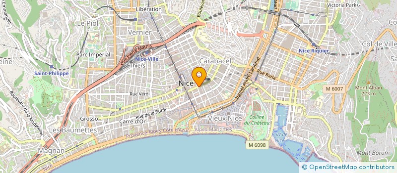 localisation de l'entreprise ENTREPRISE GENERALE TRAITEMENT CARRELAGE à NICE
