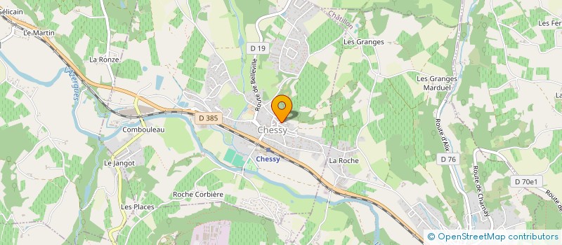 localisation de l'entreprise ENTREPRISE GENERALE ZENITH  BELMONT-D'AZERGUES