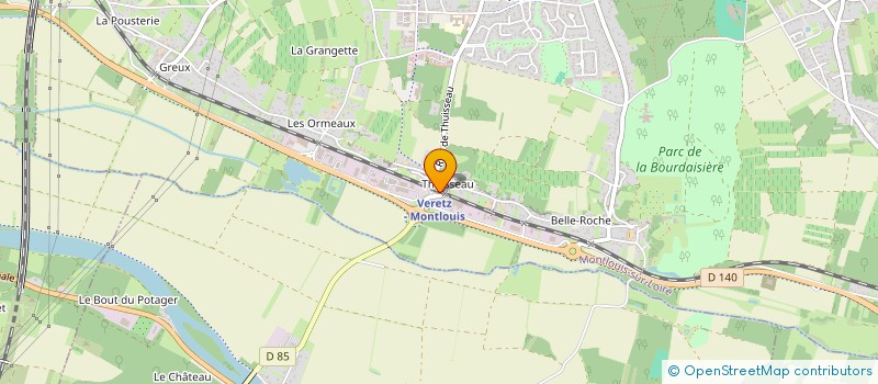 localisation de l'entreprise ENTREPRISE GENOUD à MONTLOUIS-SUR-LOIRE