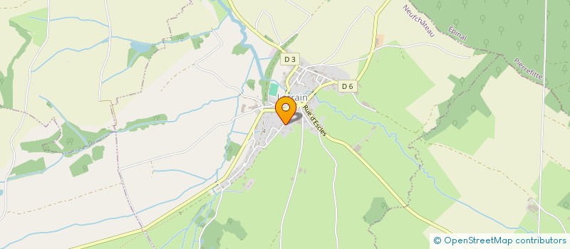 localisation de l'entreprise ENTREPRISE GENTET  LERRAIN