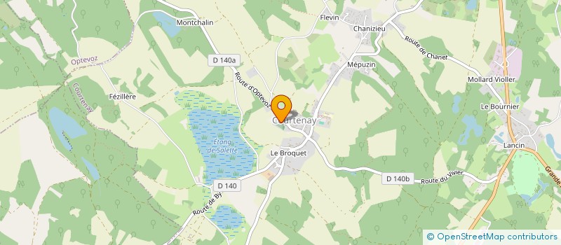 localisation de l'entreprise ENTREPRISE GEORGES DUCARRE CUINAT  VEZERONCE-CURTIN