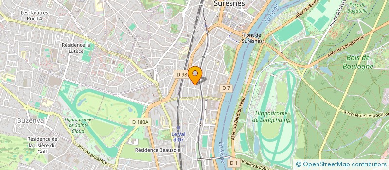 localisation de l'entreprise ENTREPRISE GERARD JEAN à SURESNES