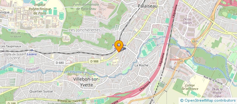 localisation de l'entreprise ENTREPRISE GIGUET MACONNERIE-BETON ARME  PALAISEAU