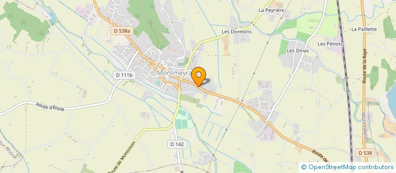localisation de l'entreprise ENTREPRISE GIRARD à MONTMEYRAN