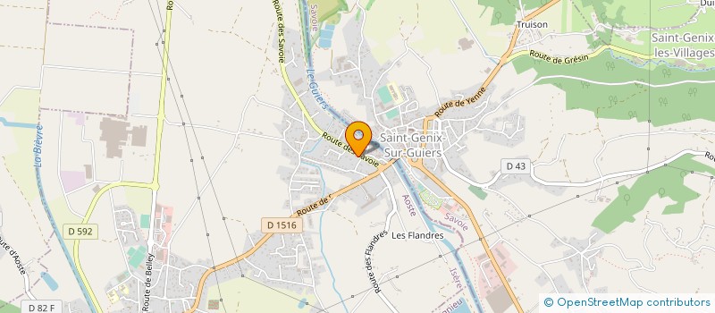 localisation de l'entreprise ENTREPRISE GIRARD ET RIVOIRE  AOSTE