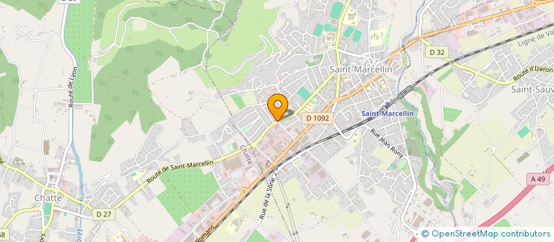 localisation de l'entreprise ENTREPRISE GIRAUD ET MARCHAND à CHATTE