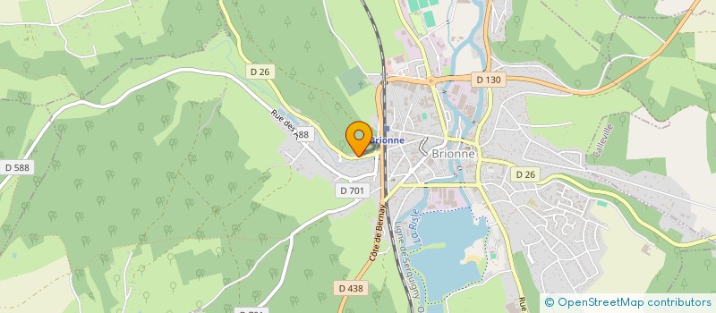 localisation de l'entreprise ENTREPRISE GOETHEYN  BRIONNE