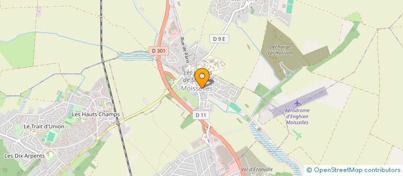 localisation de l'entreprise ENTREPRISE GONCALVES à MOISSELLES