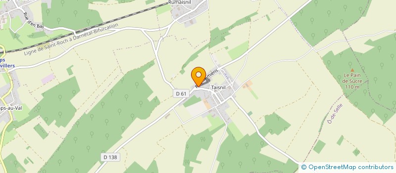 localisation de l'entreprise ENTREPRISE GORIN GUILLAUME à NAMPS MAISNIL