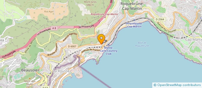 localisation de l'entreprise ENTREPRISE GOTTARDO à ROQUEBRUNE-CAP-MARTIN