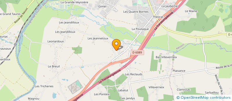 localisation de l'entreprise ENTREPRISE GRAND à NEUVIC