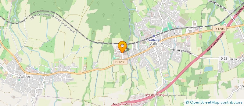 localisation de l'entreprise ENTREPRISE GRANDCHAMP FRERES  VULBENS