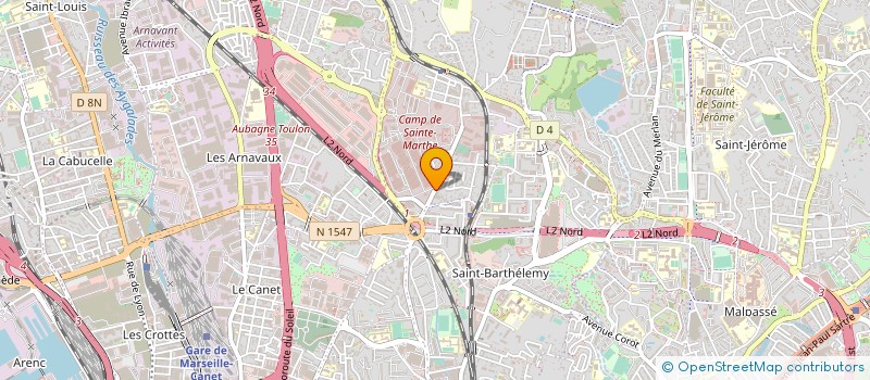 localisation de l'entreprise ENTREPRISE GRANDI à MARSEILLE