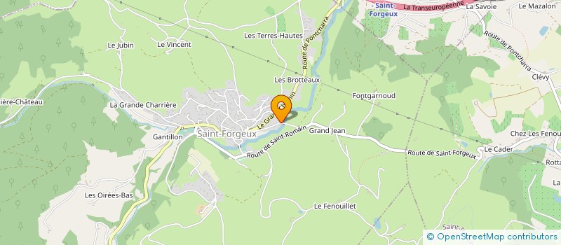 localisation de l'entreprise ENTREPRISE GRANJARD FRANCK à SAINT-FORGEUX