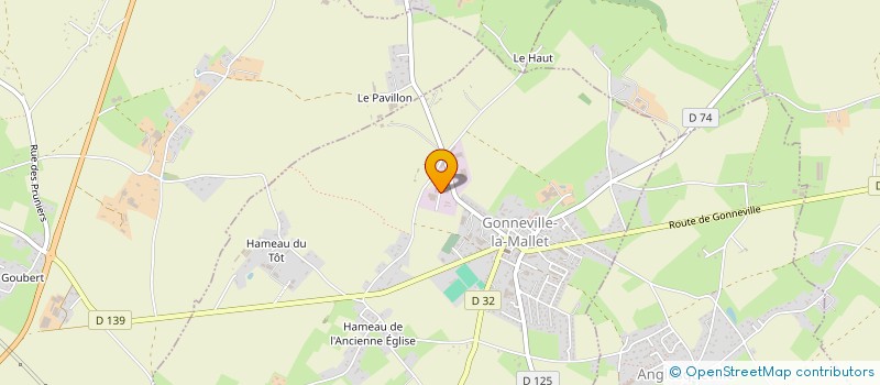 localisation de l'entreprise ENTREPRISE GRENET  GONNEVILLE-LA-MALLET