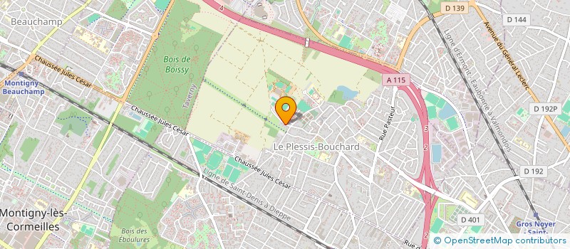 localisation de l'entreprise ENTREPRISE GRONDIN SARL à LE PLESSIS-BOUCHARD