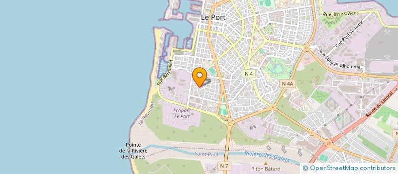 localisation de l'entreprise ENTREPRISE GROS OEUVRE JEG GRONDIN à LE PORT