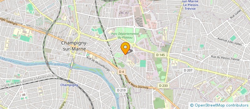 localisation de l'entreprise ENTREPRISE GROSHENS à CHAMPIGNY-SUR-MARNE