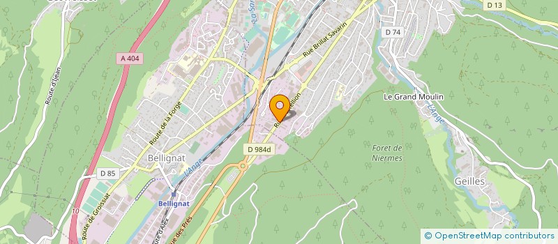 localisation de l'entreprise ENTREPRISE GUELPA à OYONNAX