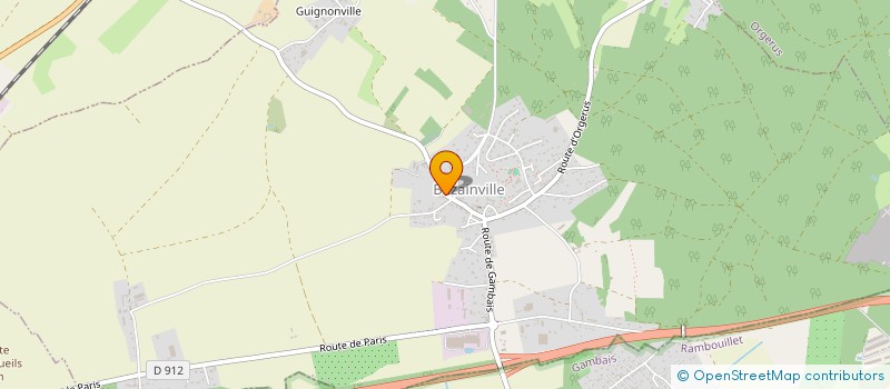 localisation de l'entreprise ENTREPRISE GUENEZ à BAZAINVILLE