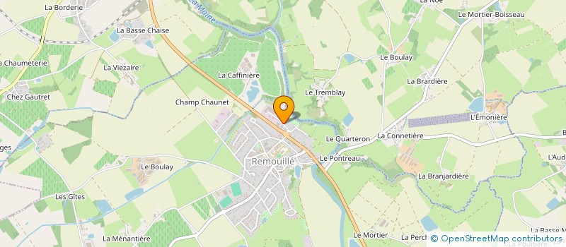 localisation de l'entreprise ENTREPRISE GUIBERT  REMOUILLE